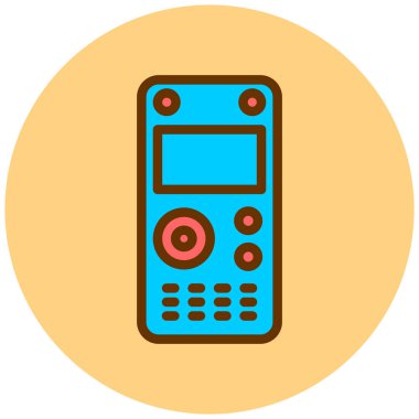 cep telefonu düz simgesi