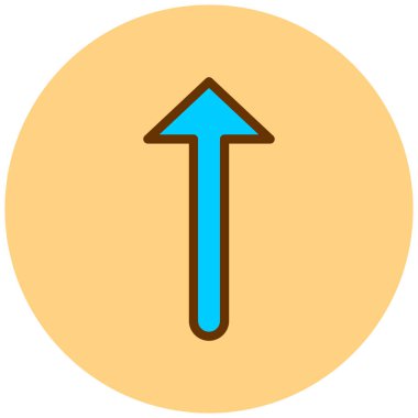 Ok. Web simgesi basit illüstrasyon