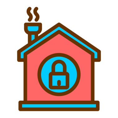 ev vektörü simgesi modern illüstrasyon