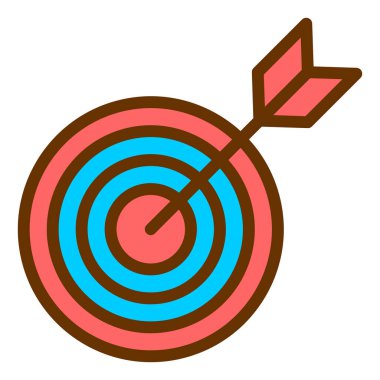 hedef web simge vektör çizim 