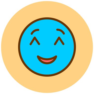 emoji. Web simgesi basit illüstrasyon