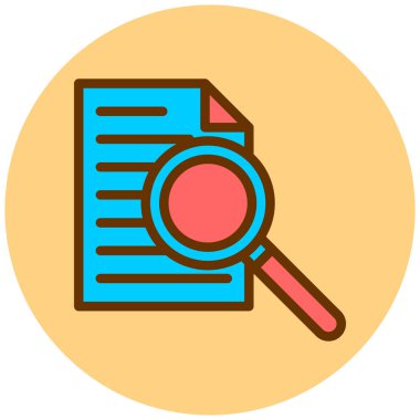 Ara. Web simgesi basit illüstrasyon