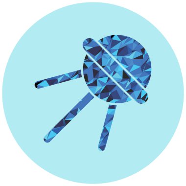 Vektör illüstrasyonu, simge ögesi arkaplanı