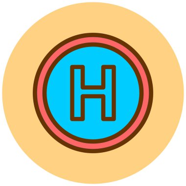 Park ediyor. Web simgesi basit tasarım