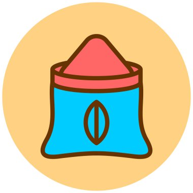 Çanta. Web simgesi basit illüstrasyon