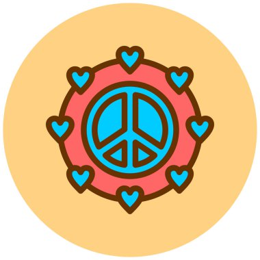 Kalp. Web simgesi basit tasarım