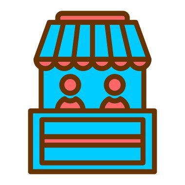 vektör simgesini modern illüstrasyonda sakla