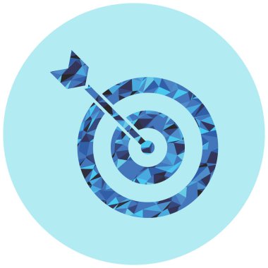 hedef web simge vektör çizim 