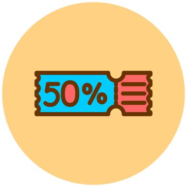 Satış. Web simgesi basit illüstrasyon