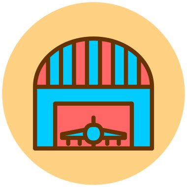 Bina. Web simgesi basit illüstrasyon