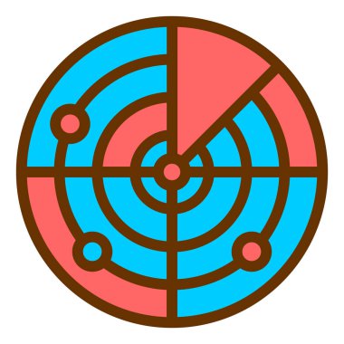 Hedef. Web simgesi basit illüstrasyon