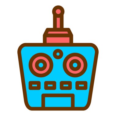 robot ikon vektör illüstrasyonu