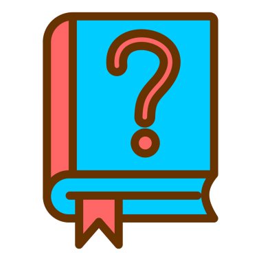 Kitap. Web simgesi basit illüstrasyon