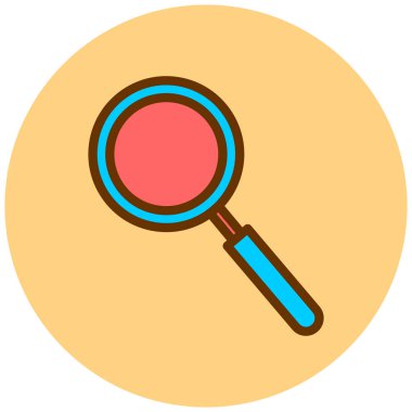 Ara. Web simgesi basit illüstrasyon