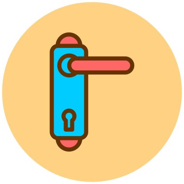 Anahtar. Web simgesi basit illüstrasyon