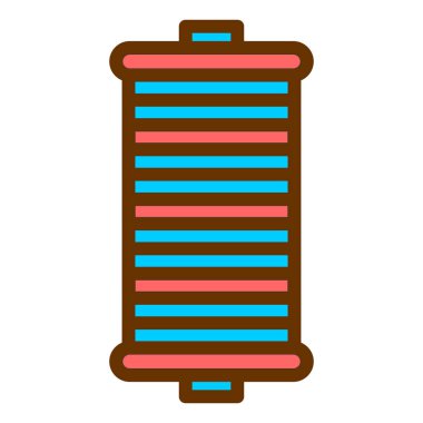 Bir bitki simgesinin vektör illüstrasyonu