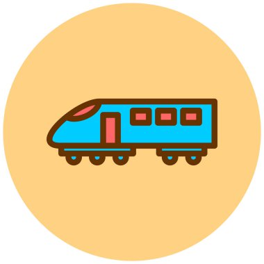 Tren istasyonu. Basit resimleme