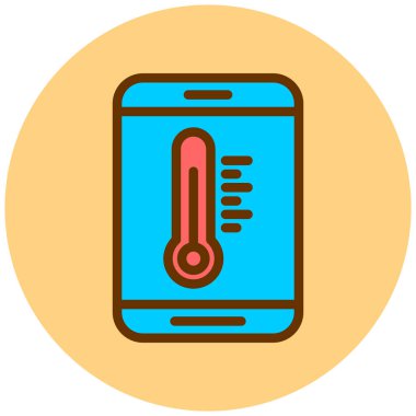 Cep telefonu. Web simgesi basit tasarım