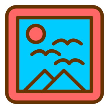 Mutlu bir yeni yıl simgesinin vektör çizimi