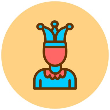 avatar. Web simgesi basit illüstrasyon