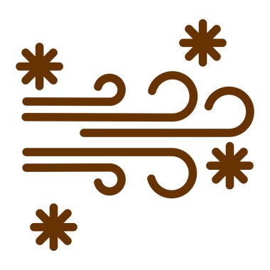 Rüzgâr. Web simgesi basit illüstrasyon