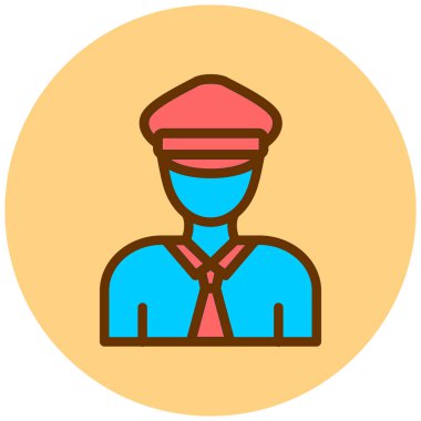 Bir insan simgesinin vektör illüstrasyonu