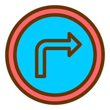 ok simgesi vektör illüstrasyonu