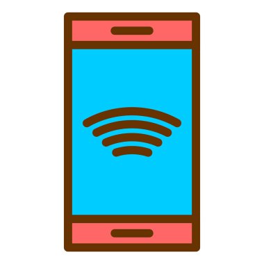 Cep telefonu. Basit resimleme