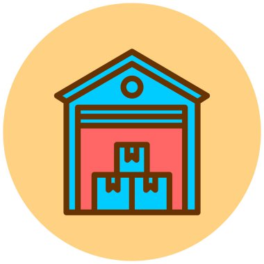 dağıtım vektörü simgesi modern basit tasarım