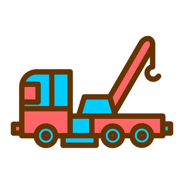 Truck Pictogram Vector Illustratie — Stockvector