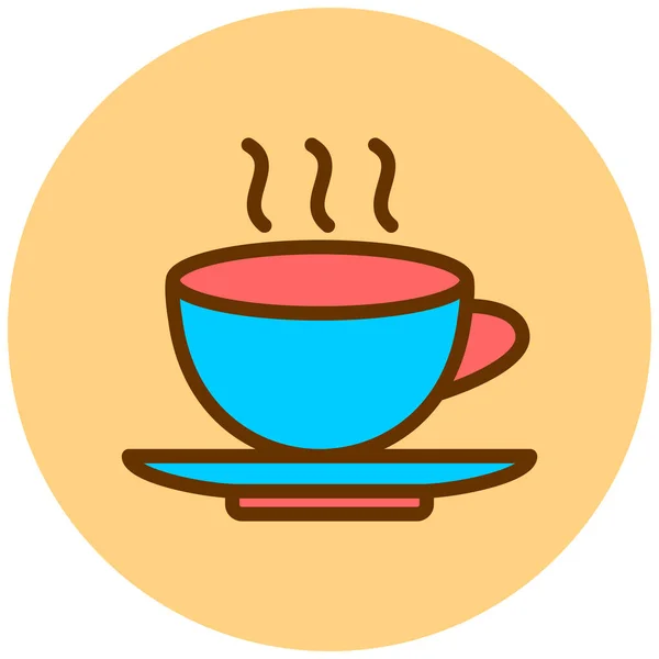 Taza Vector Icono — Vector de stock