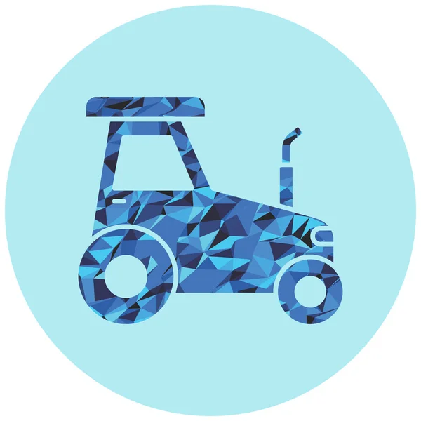 Tractor Icon Simple Illustration Car Vector Icons Web — Vettoriale Stock