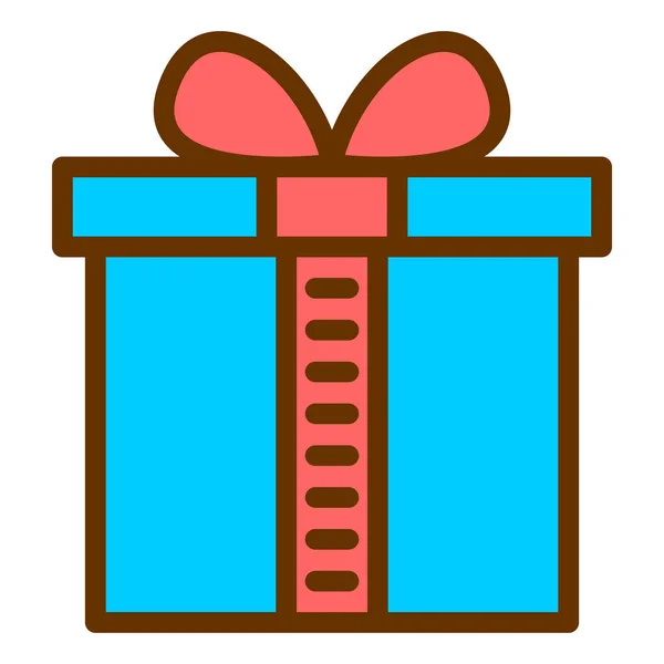Gift Box Icon Vector Illustration — Stock Vector
