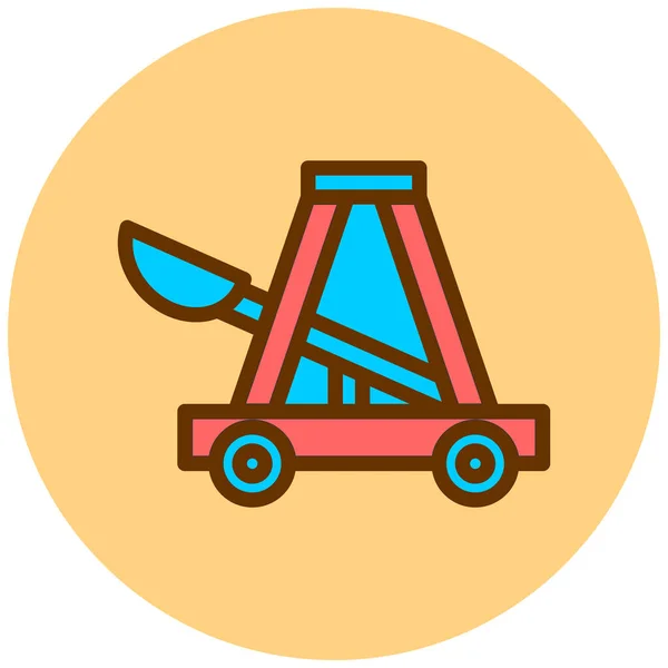 Lkw Web Symbol Einfache Illustration — Stockvektor