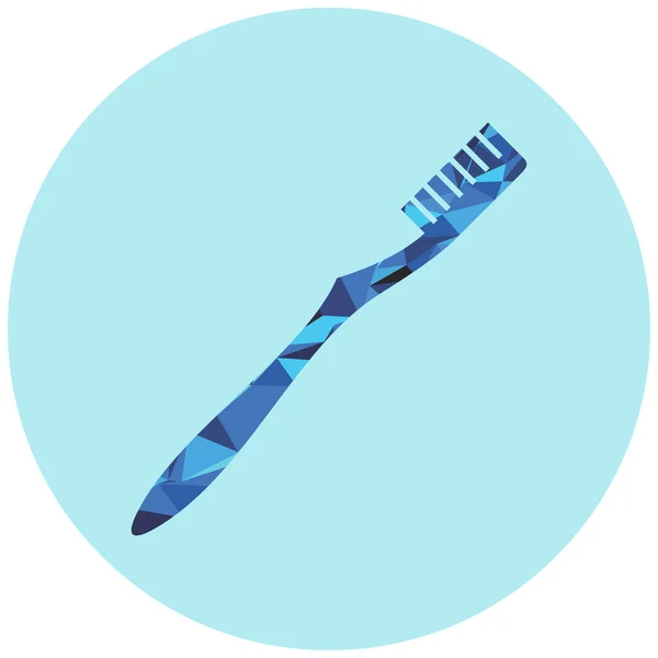 Toothbrush Web Icon Simple Illustration — Stock Vector