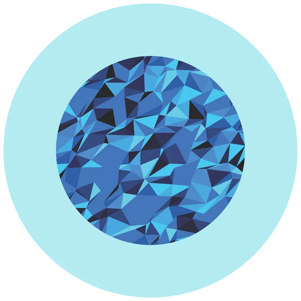 Vektorillustration Eines Diamanten — Stockvektor