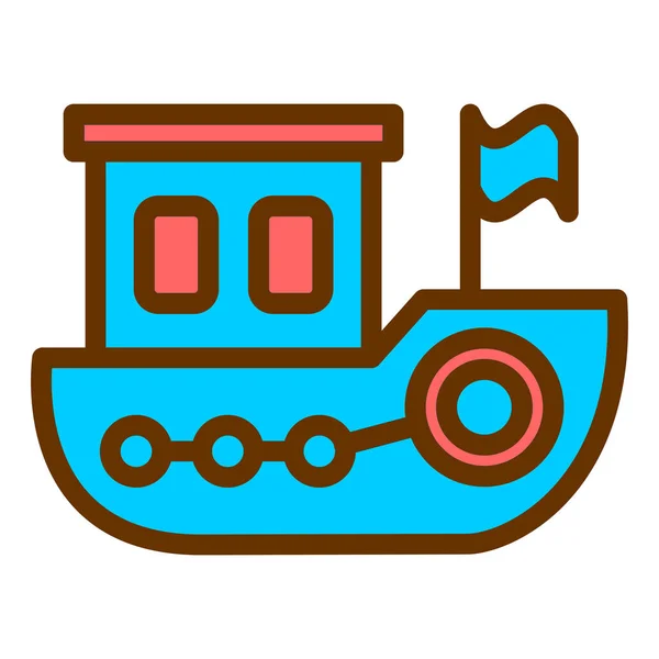 Coche Icono Web Ilustración Simple — Vector de stock