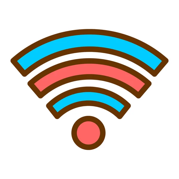 Wifi Sinyal Vektör Illüstrasyonu — Stok Vektör
