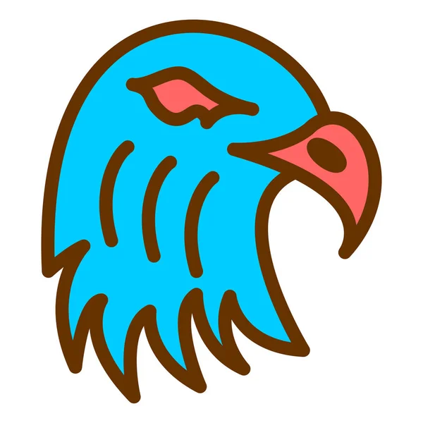 Adler Web Symbol Einfache Illustration — Stockvektor