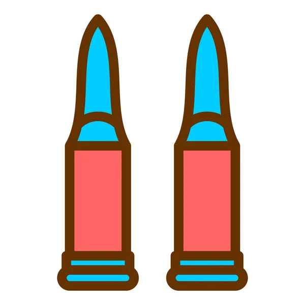 Bullets Icon Simple Design — Stock Vector