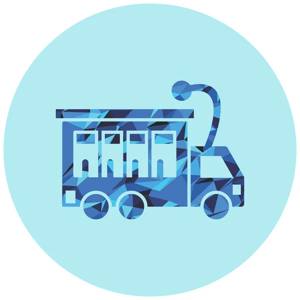 Camion Icona Web Semplice Illustrazione — Vettoriale Stock