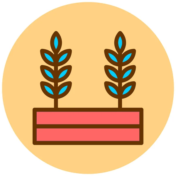 Vektorillustration Eines Baumsymbols — Stockvektor
