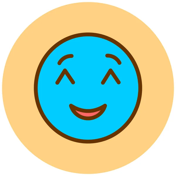 Emoji Icône Web Illustration Simple — Image vectorielle