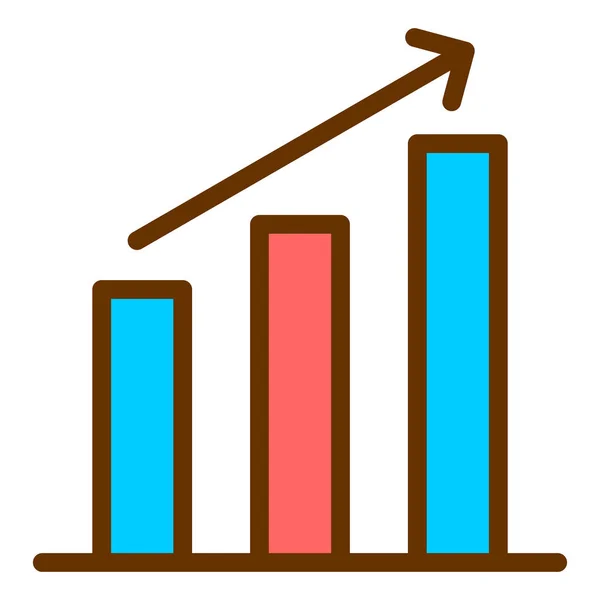 Diagramme Illustration Simple — Image vectorielle