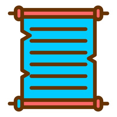 Web ve mobil uygulama tasarımınız için beyaz arkaplanda izole edilmiş ikon vektörü, havlu logosu konsepti