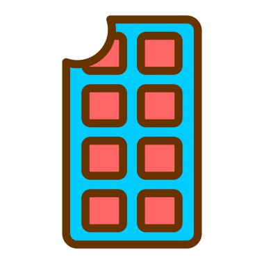 - Şeker. Web simgesi basit illüstrasyon