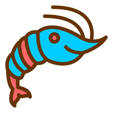 Balık. Web simgesi basit illüstrasyon