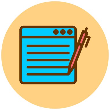 seo modern simgesinin vektör illüstrasyonu