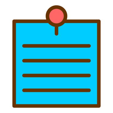 Pano. Web simgesi basit illüstrasyon