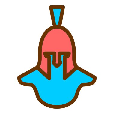 Tek izole edilmiş simgenin vektör illüstrasyonu 